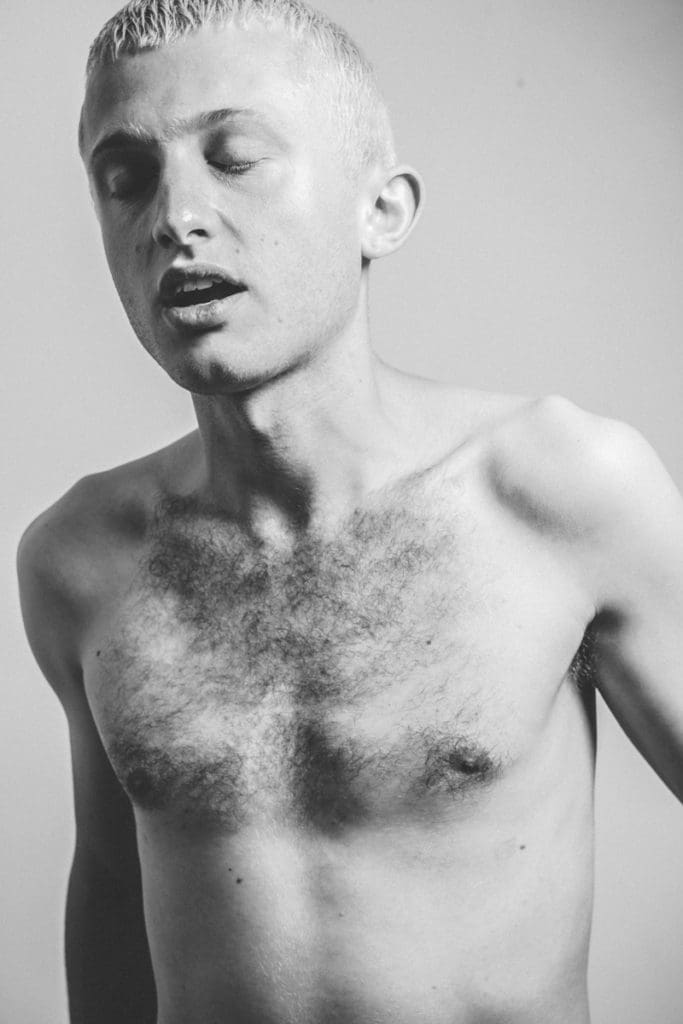 black and white portrait of William by photographer Antonio Eugenio