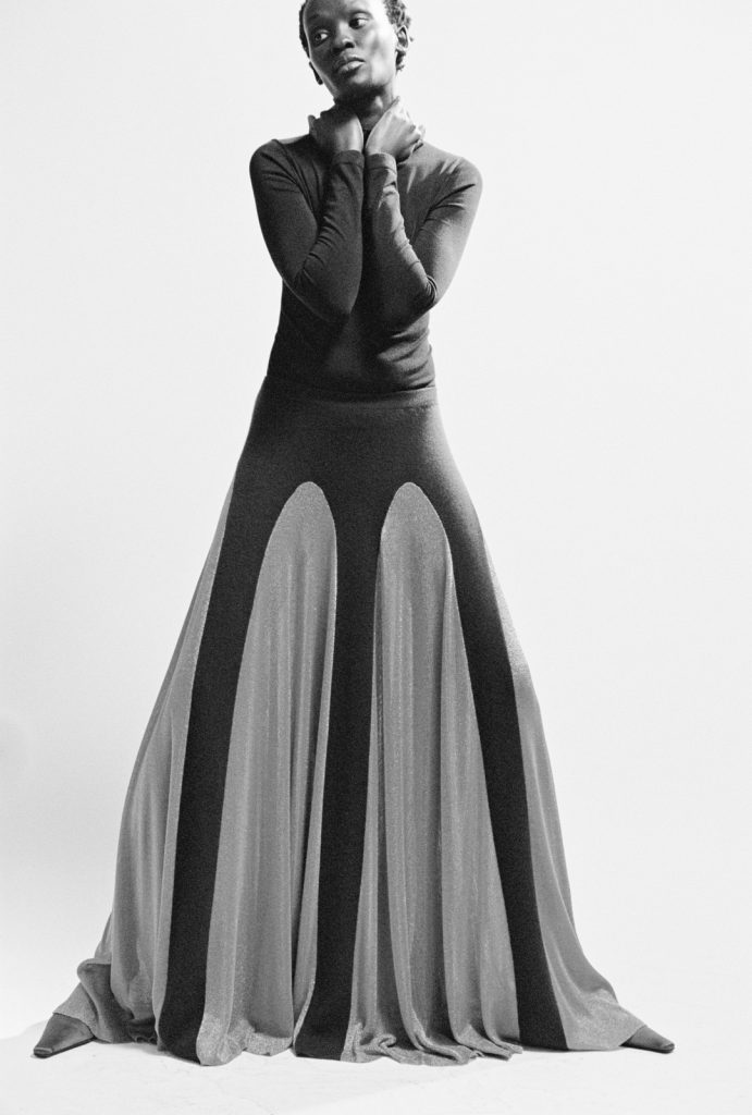 Modern fashion editorial with model Aliet