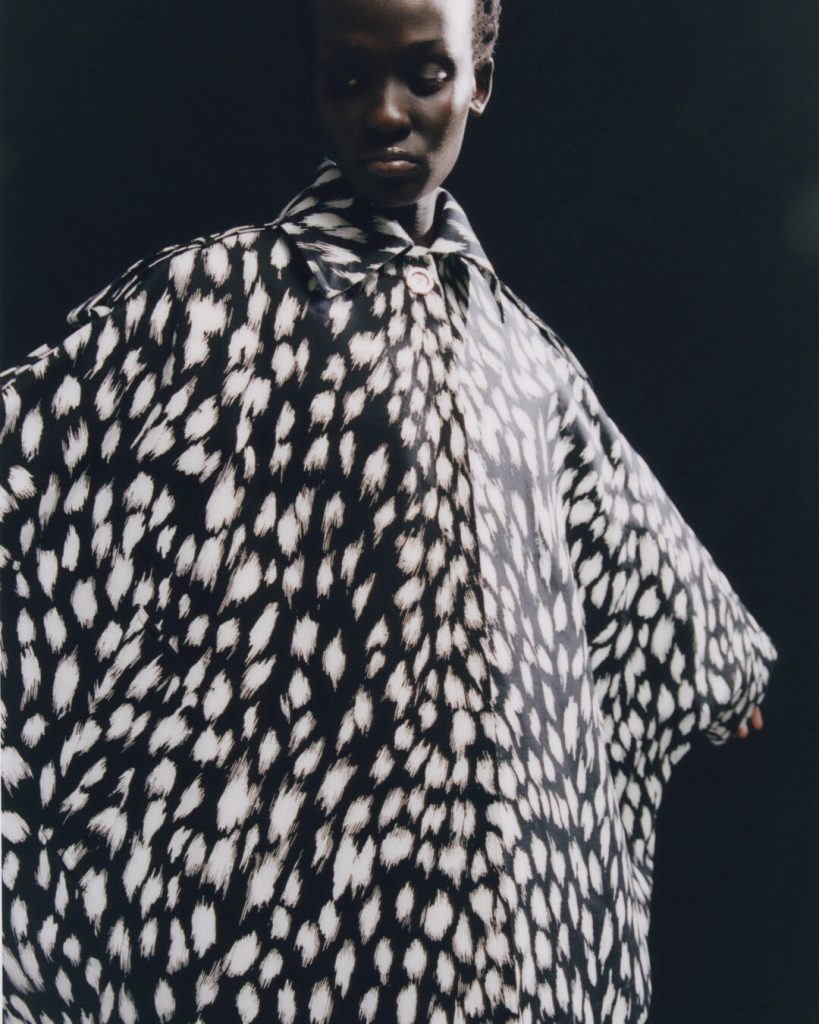 The Shape of Her Silence fashion editorial featuring Aliet