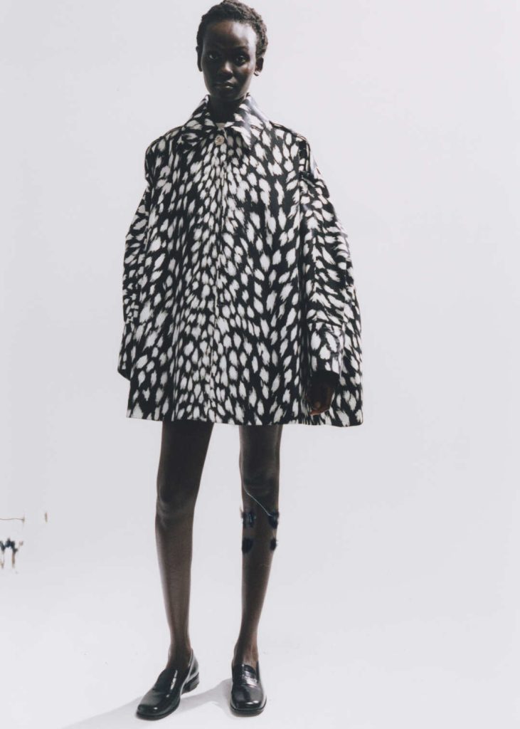 The Shape of Her Silence fashion editorial featuring Aliet