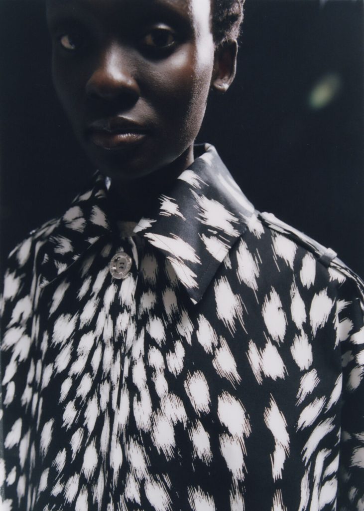 The Shape of Her Silence fashion editorial featuring Aliet