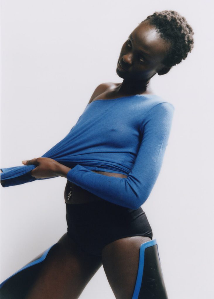 Blanc Magazine fashion story The Shape of Her Silence