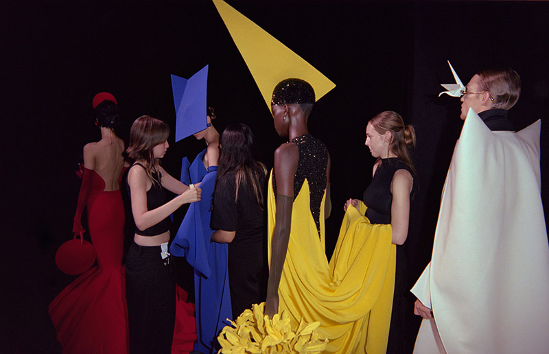 Robert Wun Fall Winter 2026 couture runway in Paris For Blanc Magazine.