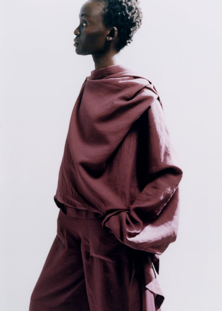 Model Aliet featured in The Shape of Her Silence editorial